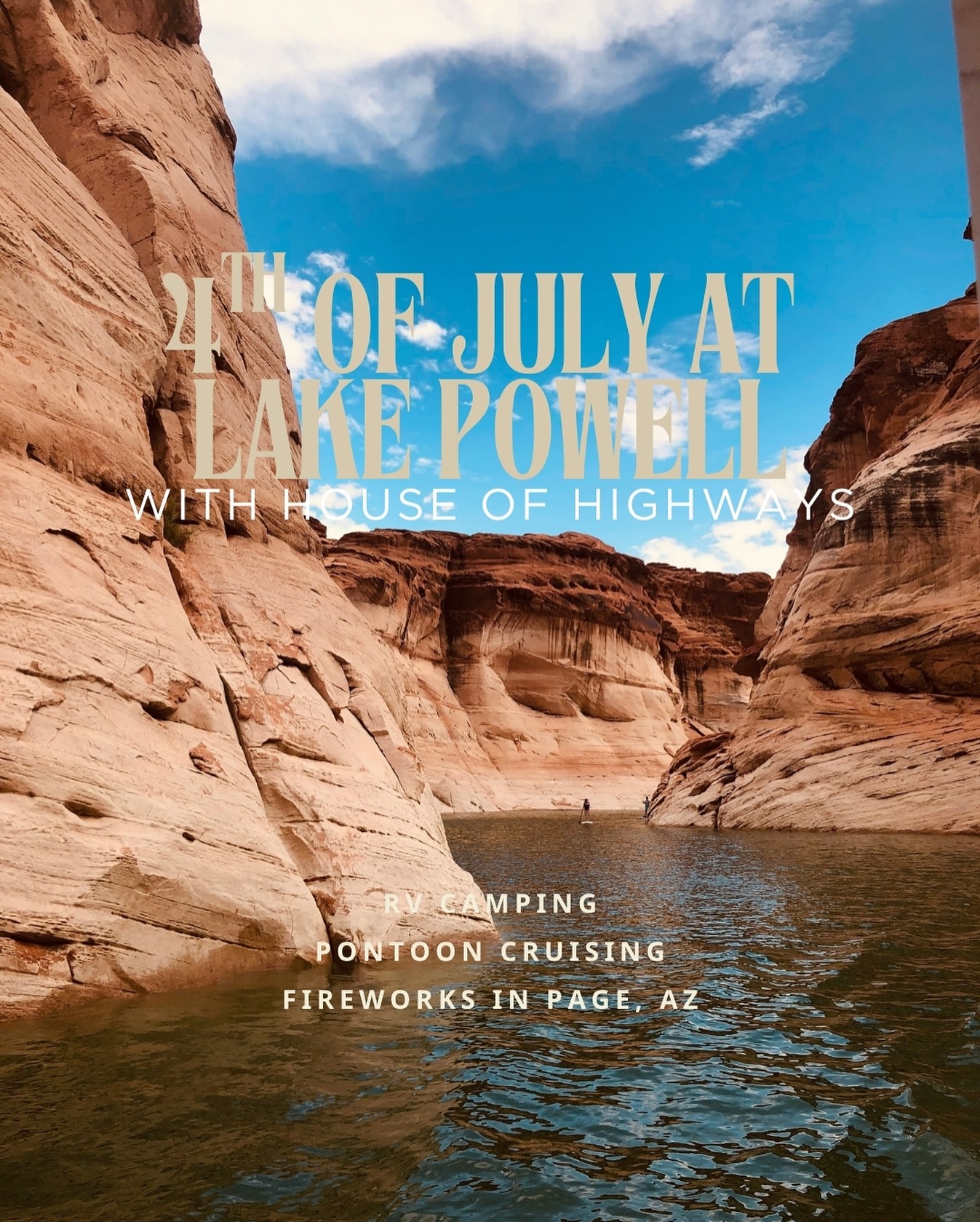 Red rocks, cold drinks, and a pontoon that doesn’t clock out early. This 4th of July, we’re heading to Lake Powell for fireworks, float days, and serious freedom vibes 🇺🇸 (without the campground chaos).

RV basecamp? Roam America Horseshoe Bend.

Plan yours now—fireworks in Page kick off at 9:30 p.m. and the lake’s filling up fast.

📍 Slot canyon hikes
🌊 Boat life
🎆 Night skies
🛻 RV-ready campsites

Tap the link in our IG Story to read the full Lake Powell guide.

#RVlife #LakePowell #HouseOfHighways #4thofJulyTrip #RoadTripUSA #PageAZ #VanlifeVibes #SummerRV
